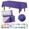 Party Solids 54" x 300' Plastic Table Cover Roll with Slide Cutter – Cut-to-Size Dispenser Box – Makes Up to 36 Disposable 8' Rectangle Tablecloths by Exquisite